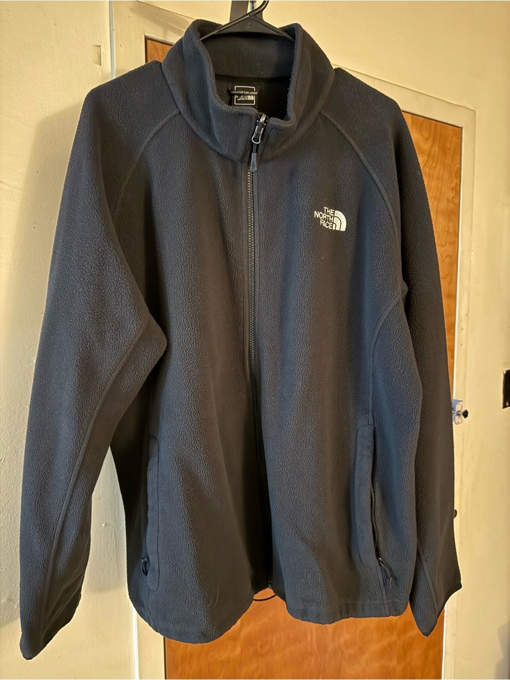 The North Face Men's Charcoal Full-Zip Fleece Jacket